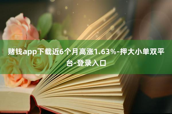 赌钱app下载近6个月高涨1.63%-押大小单双平台-登录入口